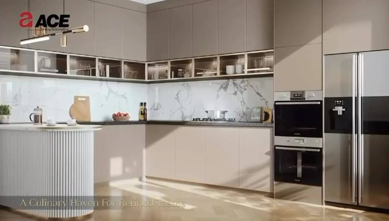 A bathroom, an ACE Group project render for ACE Arte